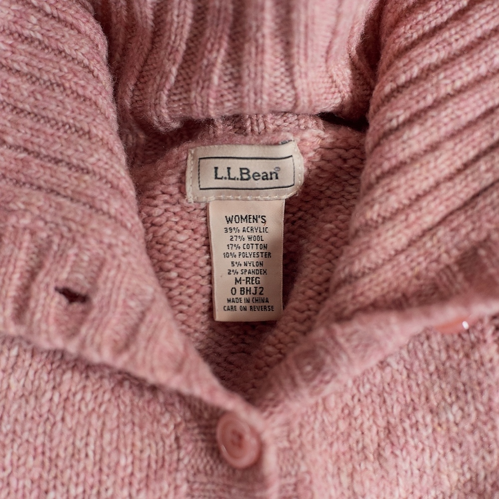 LL Bean Ultra Cozy Cableknit